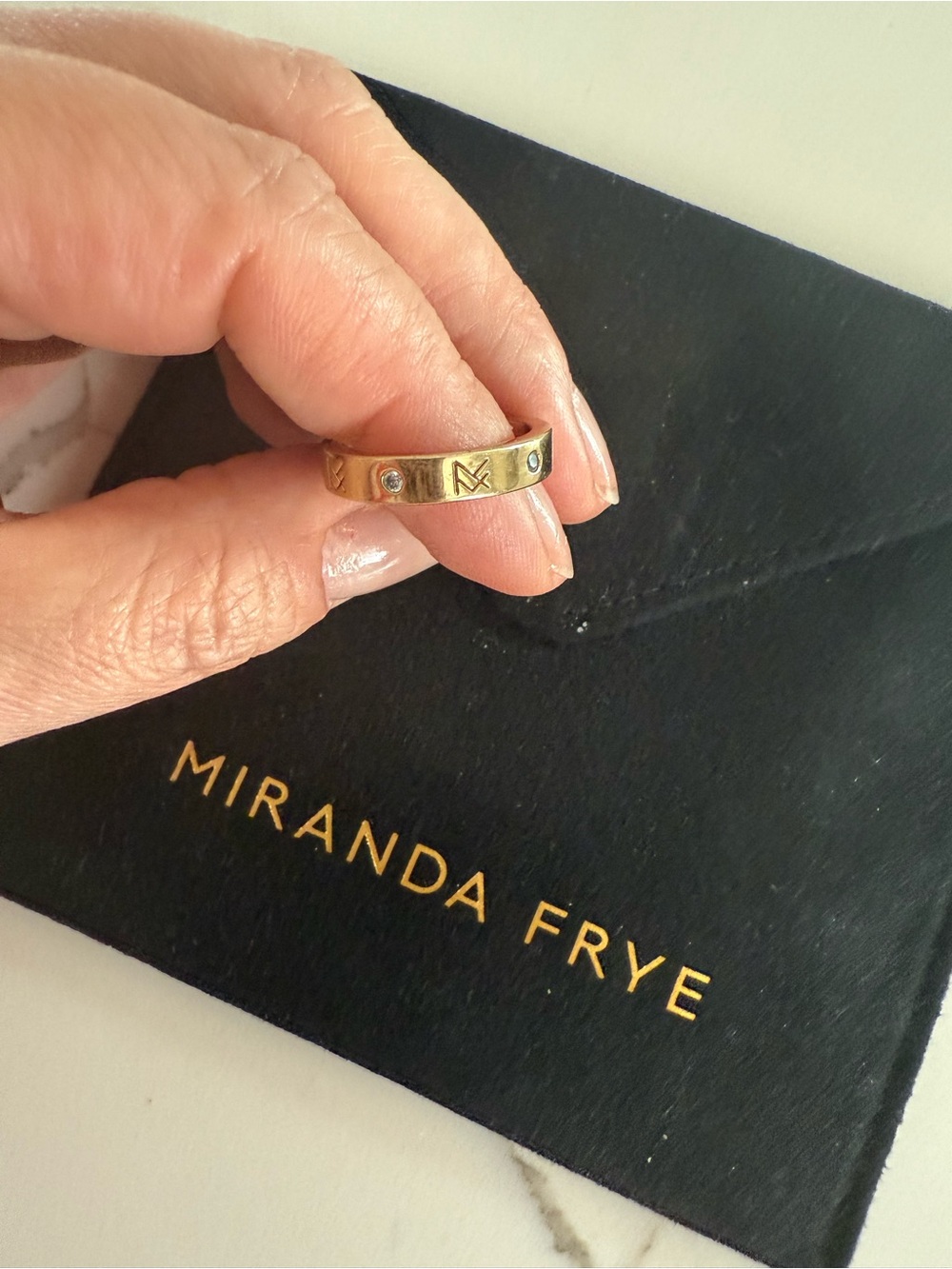 Miranda Frye Gold Ring Size 7